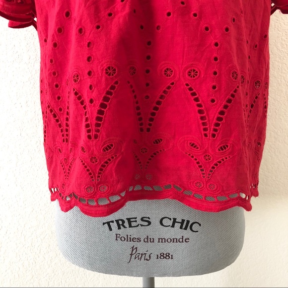 Kontrol Eyelet Off the Shoulder Top - Picture 3 of 5